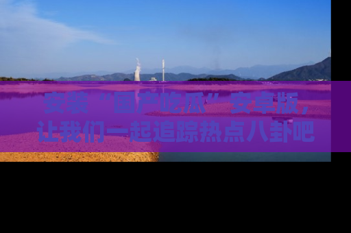 安装“国产吃瓜”安卓版，让我们一起追踪热点八卦吧～