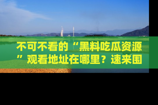 不可不看的“黑料吃瓜资源”观看地址在哪里？速来围观吧！