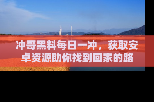 冲哥黑料每日一冲，获取安卓资源助你找到回家的路