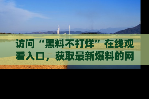 访问“黑料不打烊”在线观看入口，获取最新爆料的网址！