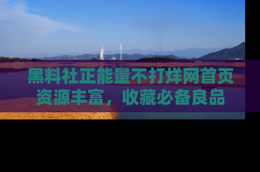 黑料社正能量不打烊网首页资源丰富，收藏必备良品