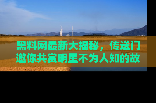 黑料网最新大揭秘，传送门邀你共赏明星不为人知的故事！