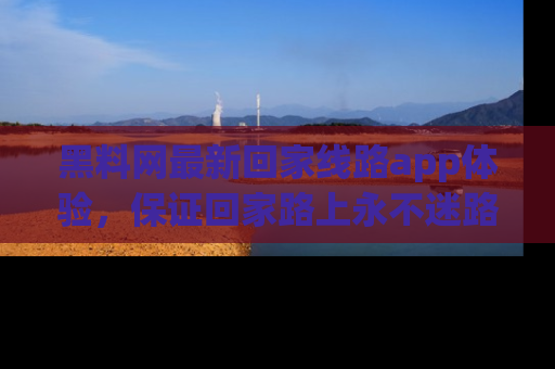 黑料网最新回家线路app体验，保证回家路上永不迷路顺畅