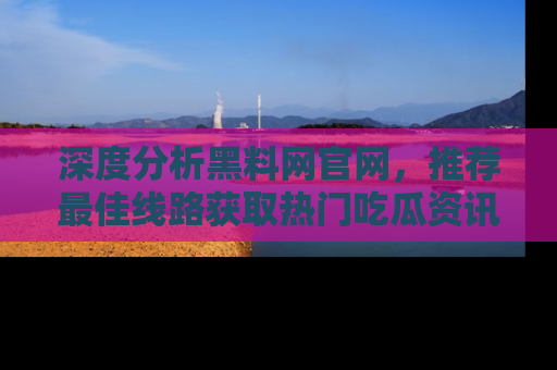 深度分析黑料网官网,推荐最佳线路获取热门吃瓜资讯