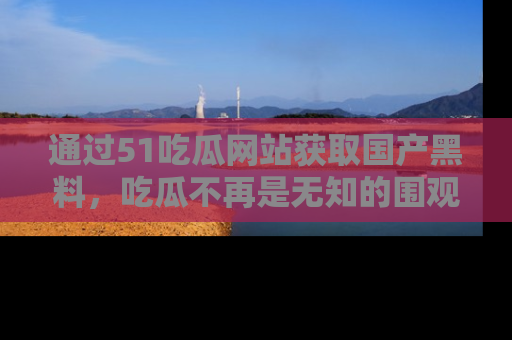 通过51吃瓜网站获取国产黑料,吃瓜不再是无知的围观者